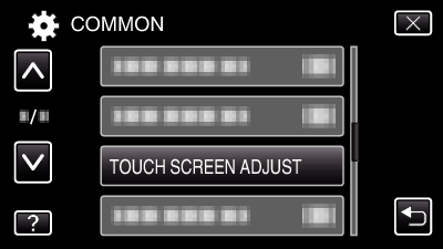TOUCH SCREEN ADJUST